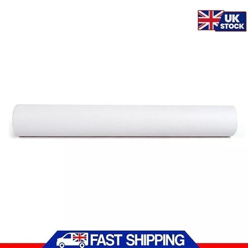 10m matte white wallpaper roll - 10m,