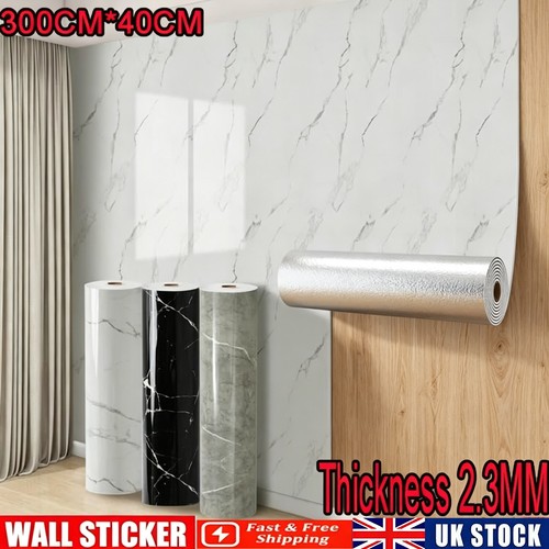 24m thick marble wallpaper - 24m,