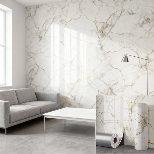 Self adhesive marble effect - self,