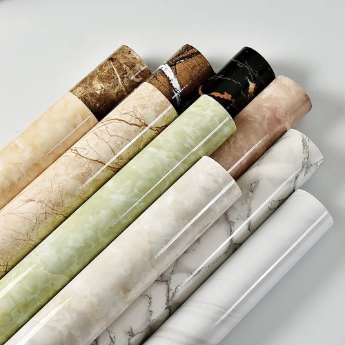 Pvc marble wallpaper self - marble,