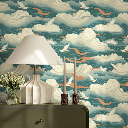 Watercolor floral wallpaper - 3m,