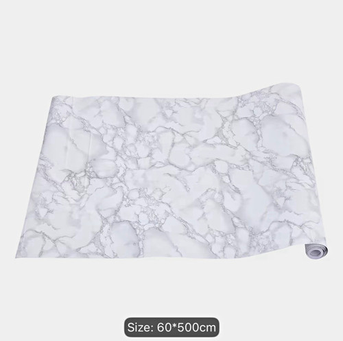 White grey marbled - white,