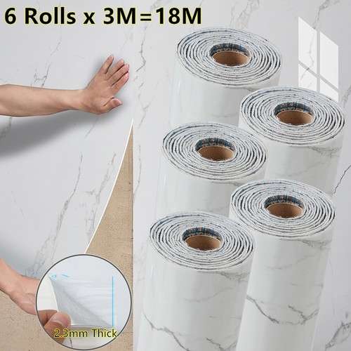 18m thick marble wallpaper - marble,