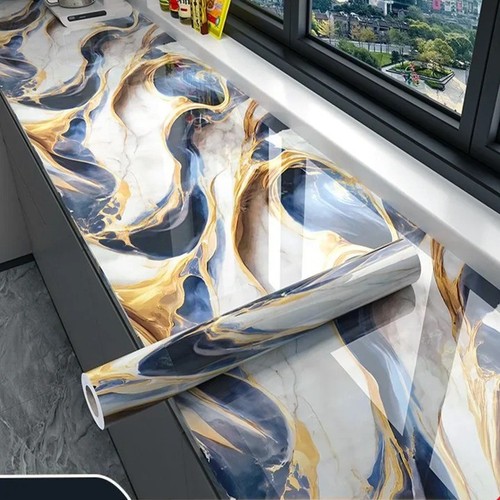 Marble pattern wallpaper self - wallpaper,