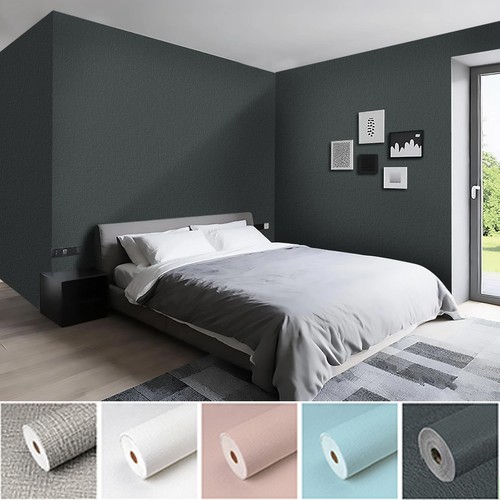 Charcoal gray linen - gray,