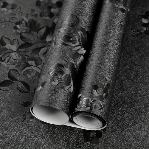 Floral wallpaper embossed - 3d,