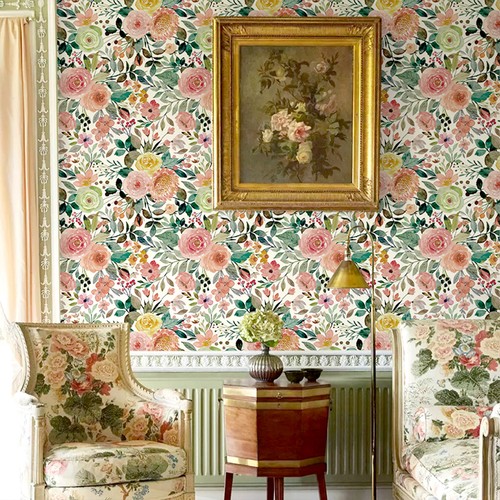 Floral self adhesive - floral, self-adhesive